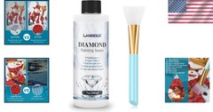 Versatile Diamond Painting Glue Sealer – 200ML with Silicone Applicator Brush