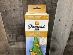 Diamond Art Diamond Dotz Paint By Number Gnome Holiday Edition 11”x14” BRAND NEW