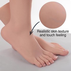 Female Foot Realistic Silicone Feet with Skeleton Mannequin Foot Display for …