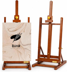 Medium Tabletop Painting Easel, Assembly-Free, Solid Beechwood, Walnut | Adjusta