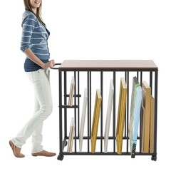 Large Art Storage Rack Drying Painting Canvas Rack Art Storage Display Stands US