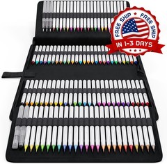 Juego de 108 acuarelas | Incluye bloc de 15 páginas | Fácil de difuminar NEW US