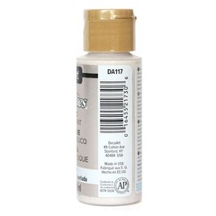Dazzling Metallics 2 Ounce White Pearl Acrylic Paint DM-DA117 Art Supply