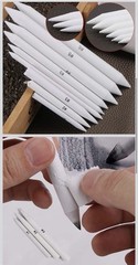 I-3. 108 Pcs Blending Stump and Tortillions, Paper Art Blenders, Art Pencils