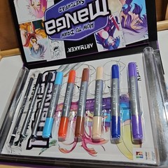 *NIB* How to Draw Manga ARTMAKER Ultimate Kit Instructions MANGA Pens Sketchbook