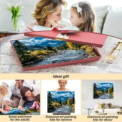 askkqtx Landscape Paint by Numbers Kit for Adults, – MT22376