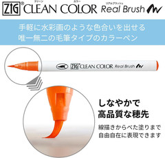 Kuretake ZIG Clean Color Real Brush 120 Set RB-6000AT/120V Japan NEW