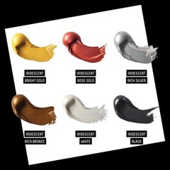Professional Heavy Body Acrylics, 6 Iridescent Shades