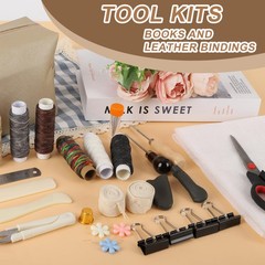50PCS Wooden Book Press Kit 13×7.9in with Tools for DIY Bookbinding Repair
