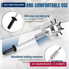 3.75” CV Axle Removal Tool fit Reinforced Sliding Hammer Axle Shaft Puller Tool