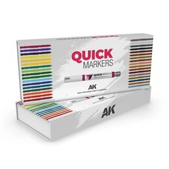 AK Interactive AKMQ150 Quick Markers Special Box (34pcs) – US