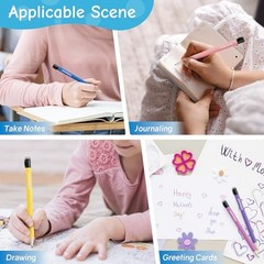 Erasable Gel Pens 0.7mm Medium Point Smooth Writing 12 Assorted A-12 colors