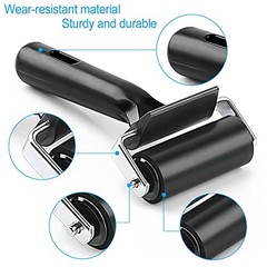 2.5-Inch Rubber Brayer Roller for Printmaking, Stamping, and Anti Skid Tape