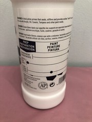 Liquitex Basics Acrylic Gesso- (473 ml-16 Fl.Oz.)new