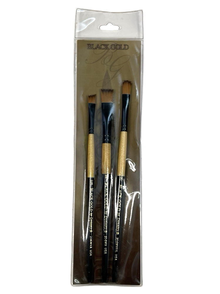 Dynasty Black Gold Wave Shader Artist Brush