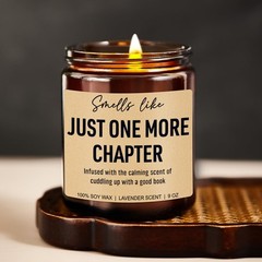 Younift Funny Scented Candle, Book 2.75 inches (W) x 3.5 (H), Amber