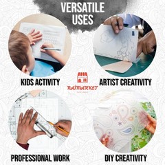 Premium Tracing Paper Pack – 9×12 Inches, 100 Sheets, 60gsm, Transparent Pape…