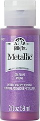 Metallic Acrylic Paint 2oz Assorted Colors Interior Use Bright Coverage