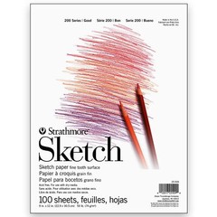 200 Series Sketch Pad 9×12 inch 100 Sheets Tape Bound – Artist Sketchbook for…