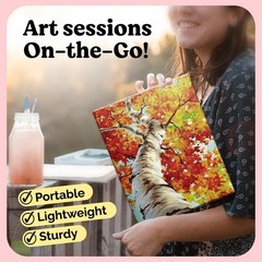Canvas For Painting 20 Bulk Pack 5×7 8×10 9×12 11×14 Inch | 100% Cotton Panels