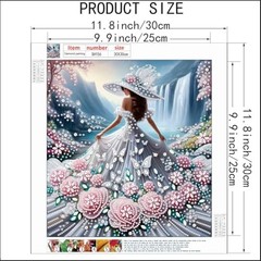 SHICERNHJ Special Shape Diamond Art Kits for Adults Beginners, Elegant SH156