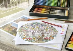 Polychromos Artists’ Color Pencils – Tin of 120 Colors – Premium Quality Arti…