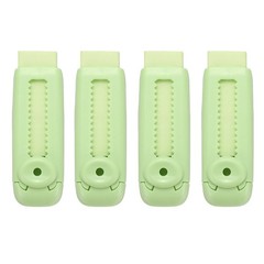 4 Pack Erasers, Pencil Erasers Large Eraser Push Pull Cute Soft, Cyan