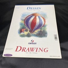 Canson Acid Free 70lb Drawing Paper 50 Sheets 9x 12