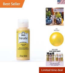 High Pigment Water-Based Acrylic Paint – 2 oz Inca Gold for Ultimate Creativity