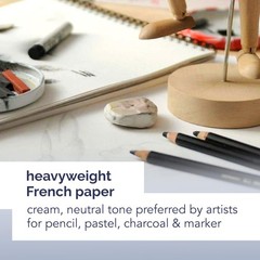 Artist Series Field Drawing Book for Pencil, Pen and Felt Tip Pens, Side Wire…