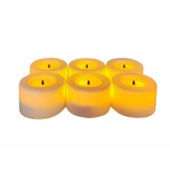 (3 pack) Unscented Led Tealights Flameless Candles, White, 4.60″, 0.18 lb