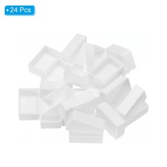 3.2ml Watercolor Pans, 24 Pack Empty Full Pans Watercolor Tins, White