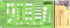 Berol Rapidesign Template- CBA Architectural – R-33