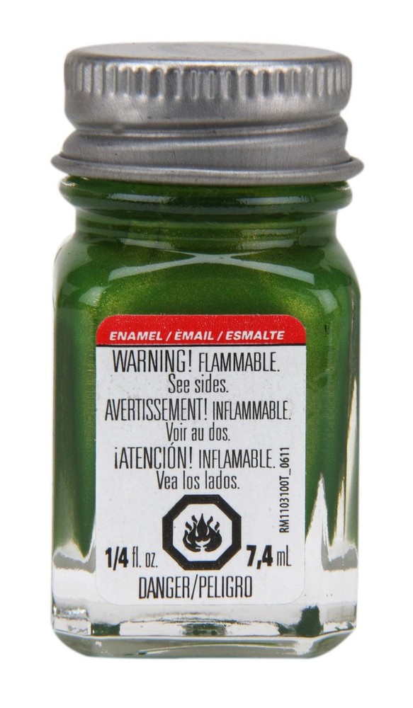 Enamel Paint Open Stock .25oz-Bright Lime Gloss