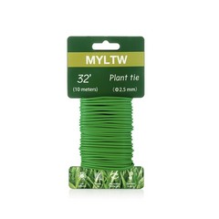16FT Soft Plant Ties,Green Twist Garden Ties,Flexible Twist Ties for Climbing…