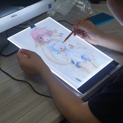 Ultra-thin A4 Size Portable USB LED Artcraft Tracing Light Box Copy Board Bright