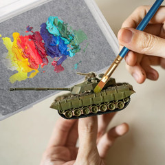 Stay Wet Palette for Acrylic Painting Wet Palette Tray with Sponges and 100 Pap