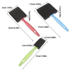 24 Pcs Children’s Sponge Paintbrush Brushes for Kids Painting Tools Toddlers