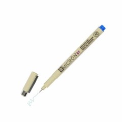 XSDK01-36 Sakura Pigma Micron 01 Marker Pen, 0.25mm Tip, Blue, Box of 12