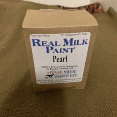 NEW OLD STOCK THE GENUINE OLD FASHIONED MILK PAINT Pearl 6oz/pint
