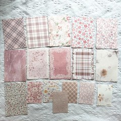 100PCS Vintage Floral Scrapbook Paper,Textured Paper Assorted Set, Special