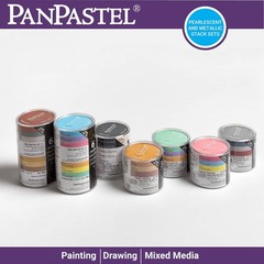 PanPastel Artist Pastels by GOLDEN, Metallic Colors Set, 6 Color, Professional A