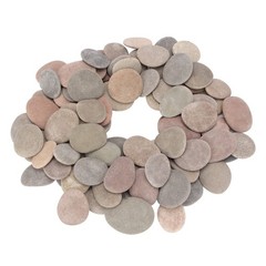 About 100 Pcs Painting Rocks, 2.2″-3.5″, Flat, Smooth – River, Craft, DIY Sto…