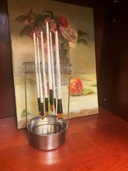 Stainless Steel Paint Brush Washer Cleaner with Screen and Holder Spring