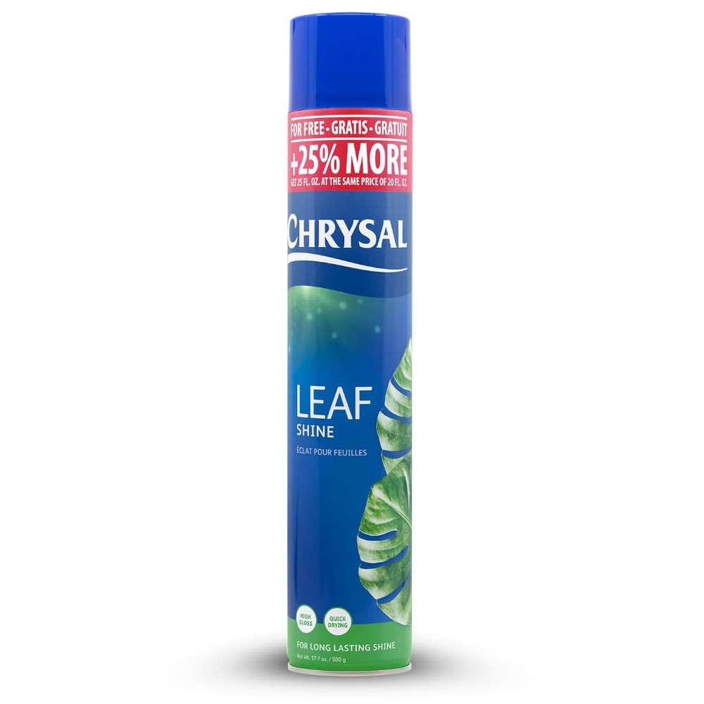 Chrysal Leafshine 25oz aerosol Bonus Size 25% More from Holland Formely