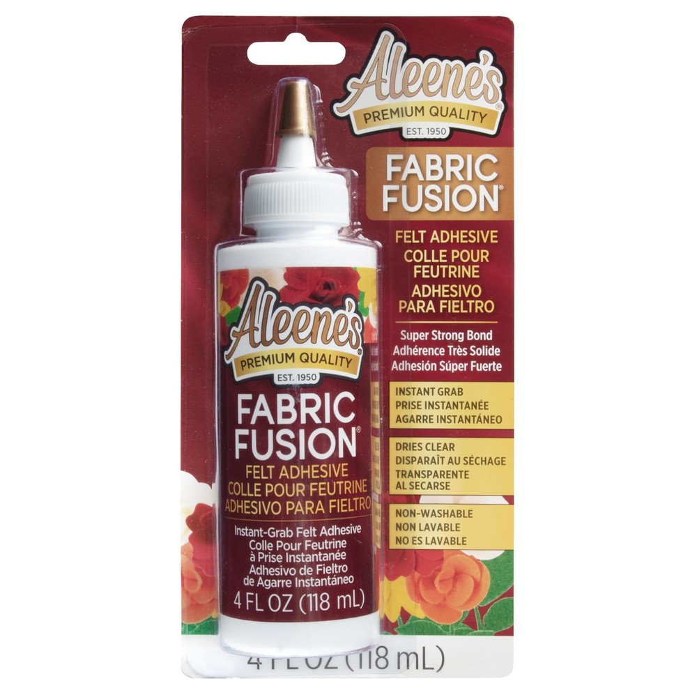Fabric Adhesive Instant Grab Nontoxic Dries Clear Flexible Aleene s Aleenes Felt