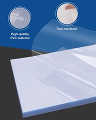 Binding Covers 8 mil PVC Clear Cover Sheets for Binding, Letter Size 8-1/2 x …