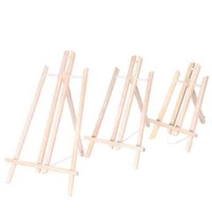 Wooden Easel Painting 20cm 24cm 30cm 40cm 50cm Height Folding Desktop Display