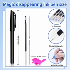 24Pcs Magic Pens & Refills for Grooved Handwriting Workbooks of Tracing Book,…
