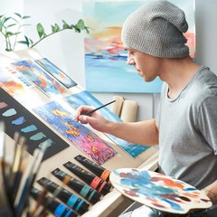 Canvas Boards for Painting, 6 x 6, 8 x 8, 10 x 10, 12 x 12 Inches, Multipack …